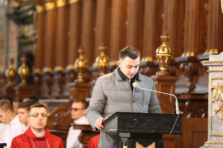 Spotkanie młodych w Niedzielę Palmową 