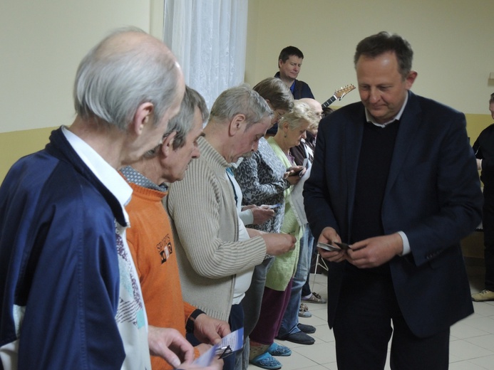 Krzyż Nadziei w schronisku dla bezdomnych