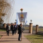 Chorągwiarze z parafii św. Rocha w Boczkach Chełmońskich