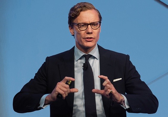 Prezes Cambridge Analytica Alexander Nix.