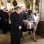 Złożenie szczątków Hanny Chrzanowskiej do sarkofagu w kościele św. Mikołaja w Krakowie