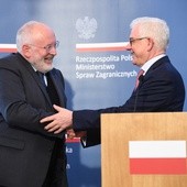 Wiceszef Komisji Europejskiej zadowolony z rozmów w Warszawie