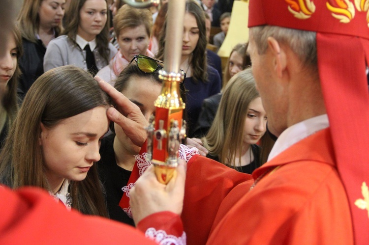 Bierzmowanie w Porąbce Uszewskiej