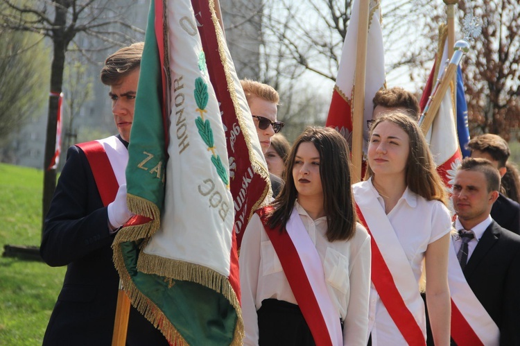 W Alei Dębów Katyńskich - 13 kwietnia 2018