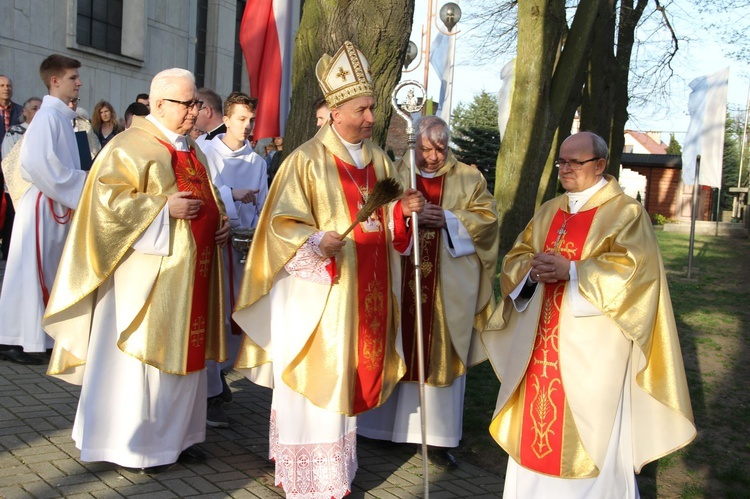 Poświęcenie odnowionej Kalwarii Krzyskiej