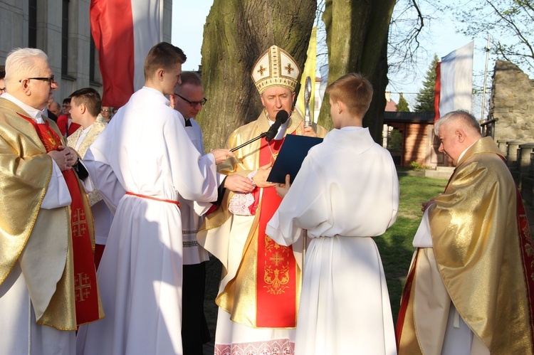 Poświęcenie odnowionej Kalwarii Krzyskiej