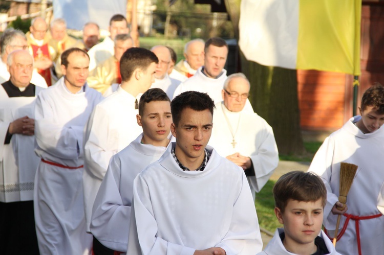 Poświęcenie odnowionej Kalwarii Krzyskiej