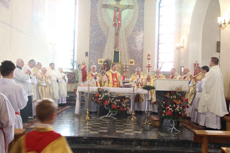 Poświęcenie odnowionej Kalwarii Krzyskiej