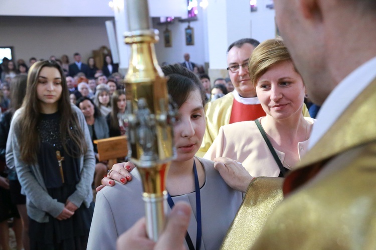 Bierzmowanie w Łąkcie Górnej