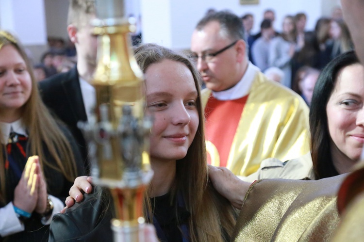 Bierzmowanie w Łąkcie Górnej