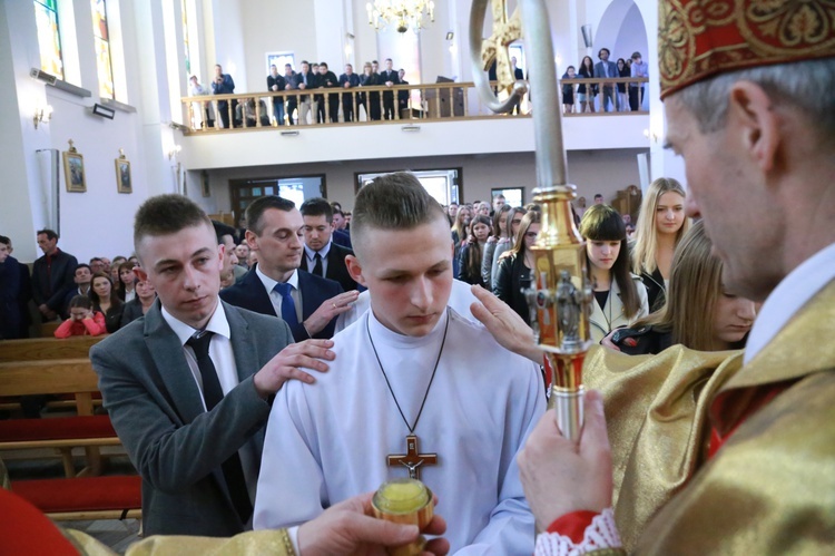 Bierzmowanie w Łąkcie Górnej