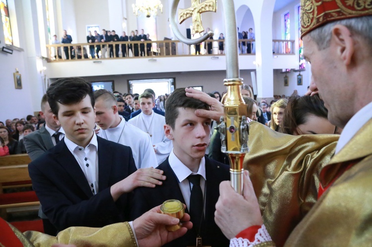 Bierzmowanie w Łąkcie Górnej