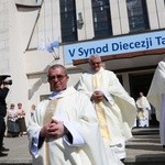 Inauguracja synodu. Nabożeństwo i procesja