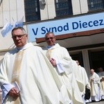 Inauguracja synodu. Nabożeństwo i procesja