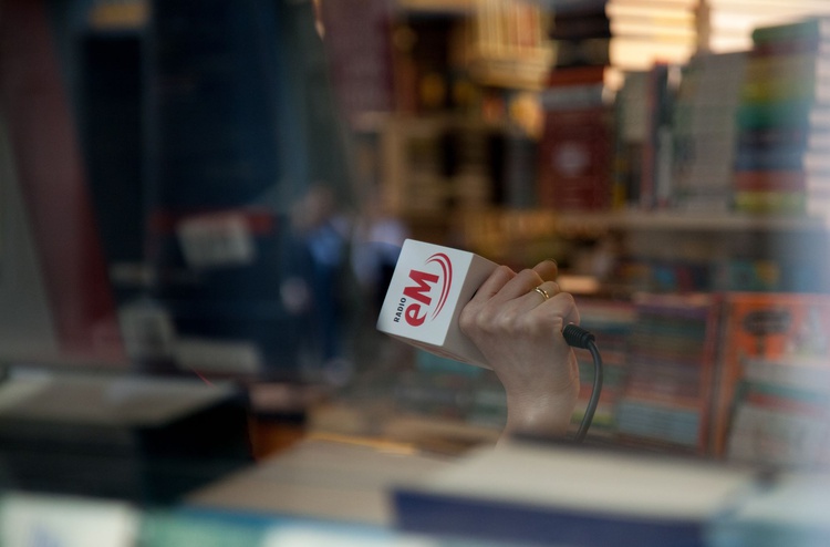 Radio eM w ksiegarni Bookszpan 