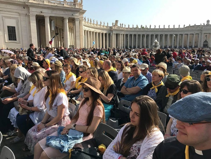 Spotkanie delegacji KUL z papieżem Franciszkiem