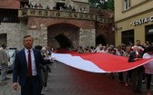 Bicie rekordu długości flagi narodowej Kraków 2018 - cz. 2