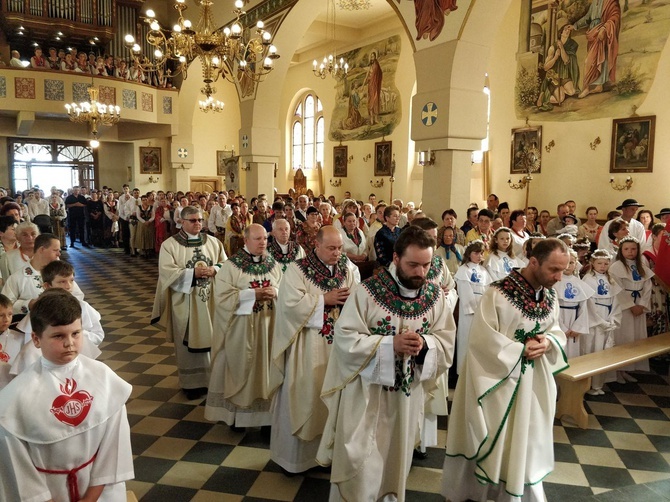 110-lecie parafii w Miętustwie