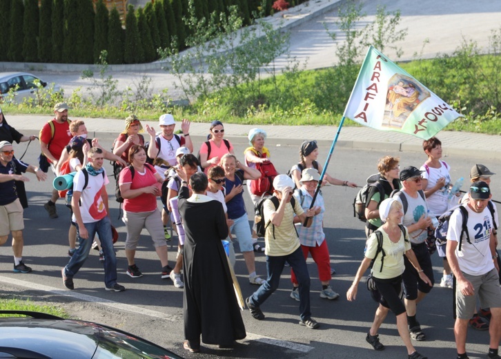 Powitanie pielgrzymów w Wysokiej - 2018