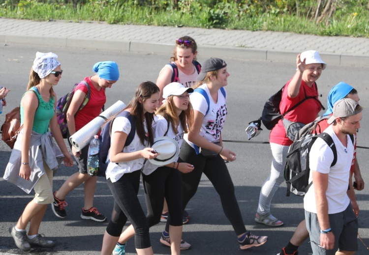 Powitanie pielgrzymów w Wysokiej - 2018