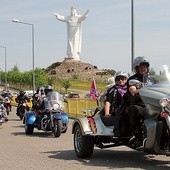 ▲	Motocykl to wspólna pasja pana Lesława i pani Danuty z Radwanic.