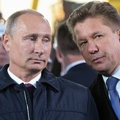 Aleksiej Miller (z prawej), szef Gazpromu, to jeden z najważniejszych ludzi w otoczeniu Władimira Putina.