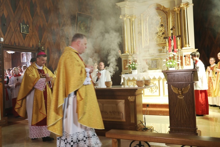 Poświęcenie kościoła i ołtarza w Żabnicy