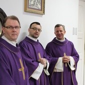 Zmiany dotyczą m.in. wychowawców seminaryjnych. Na zdjęciu (od lewej): ks. kan. Zbigniew Morawski, ks. Tomasz Brzeziński i ks. kan. dr Dariusz Piskorski