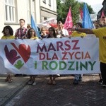 5. Marsz dla Życia i Rodziny w Bielsku-Białej 2018 - na trasie