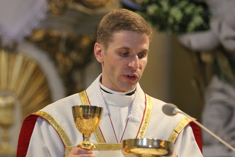 Ks. Krzysztof Lichota święcenia kapłańskie przyjął 26 maja w Warszawie