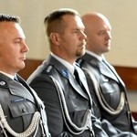 Spotkanie świdnickich policjantów na Mszy św.