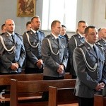 Spotkanie świdnickich policjantów na Mszy św.