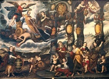 Diego Díez Ferreras "Zwycięstwo św. Ignacego" olej na płótnie, 1675 kościół San Miguel i San Julián, Valladolid