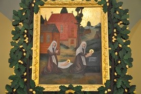Obraz w kaplicy narodzenia św. Stanisława