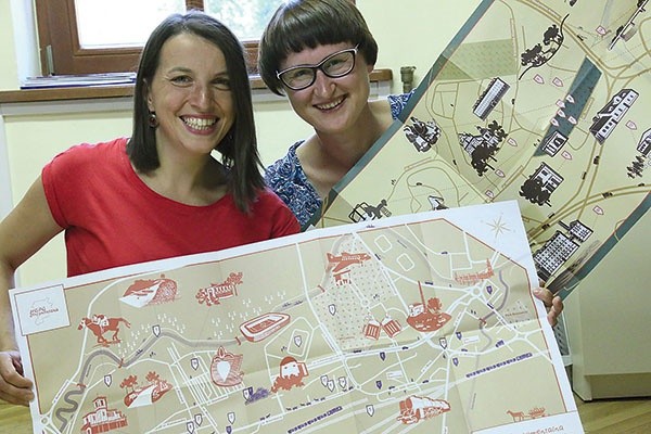 ▲	Agnieszka Duda-Jastrzębska i Marta Nazaruk-Napora wraz z Lubelską Grupą Badawczą tworzą niezwykłe mapy Lublina.