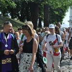 Wyjście pielgrzymów z Chełma.