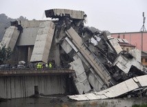 22 osoby zginęły w wyniku zawalenia się wiaduktu w Genui