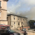Pożar kamienicy na Starym Mieście w Lublinie