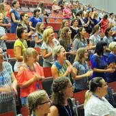 Uczestników dziewiątych warsztatów gości aula ATH