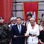 Prezydencka Para w III Gimnazjum i II LO w Krakowie