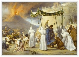 Antoine Jean-Baptiste Thomas "Procesja ze św. Januarym w Neapolu", olej na płótnie, 1822 r., Wersal