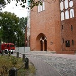 Ćwiczenia przeciwpożarowe w Szczecinku