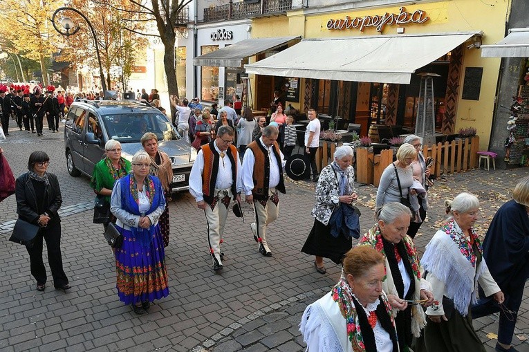 Procesja Fatimska ulicami Zakopanego