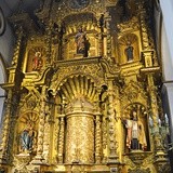 Pokryty złotem El Altar de Oro, który według legendy ocalał z najazdu krwiożerczego Henry’ego Morgana.