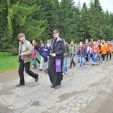 Ks. Wojciech Łoś - uczestnik pieszych pielgrzymek