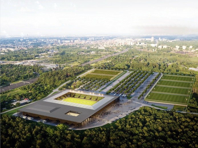 Gliwice projektują stadion dla Katowic