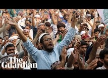 Asia Bibi: protests erupt in Pakistan after blasphemy conviction overturned