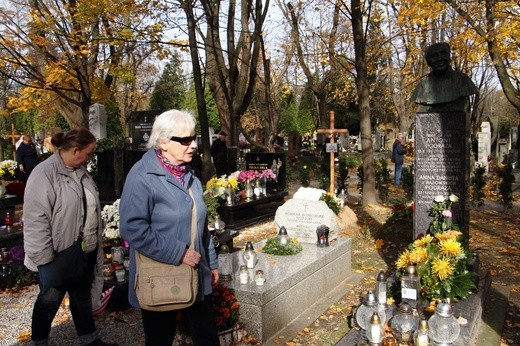 1 listopada 2018 r. na cmentarzu Rakowickim
