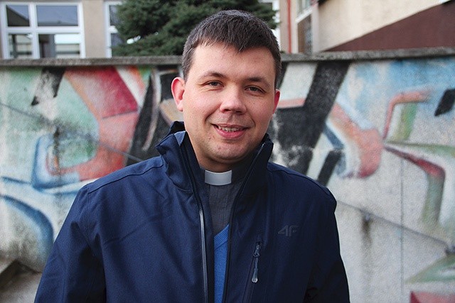 ▲	Ks. Marcin jest diecezjalnym opiekunem Katolickiego Stowarzyszenia Młodzieży.