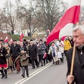 ▲	W uroczystościach wzięły udział tysiące mieszkańców Olsztyna.